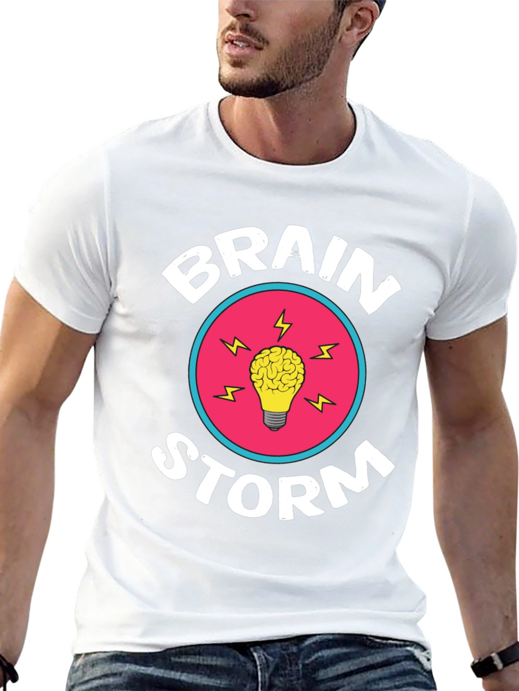 Brainstorm Graphic T-Shirt - Creative Idea Tee