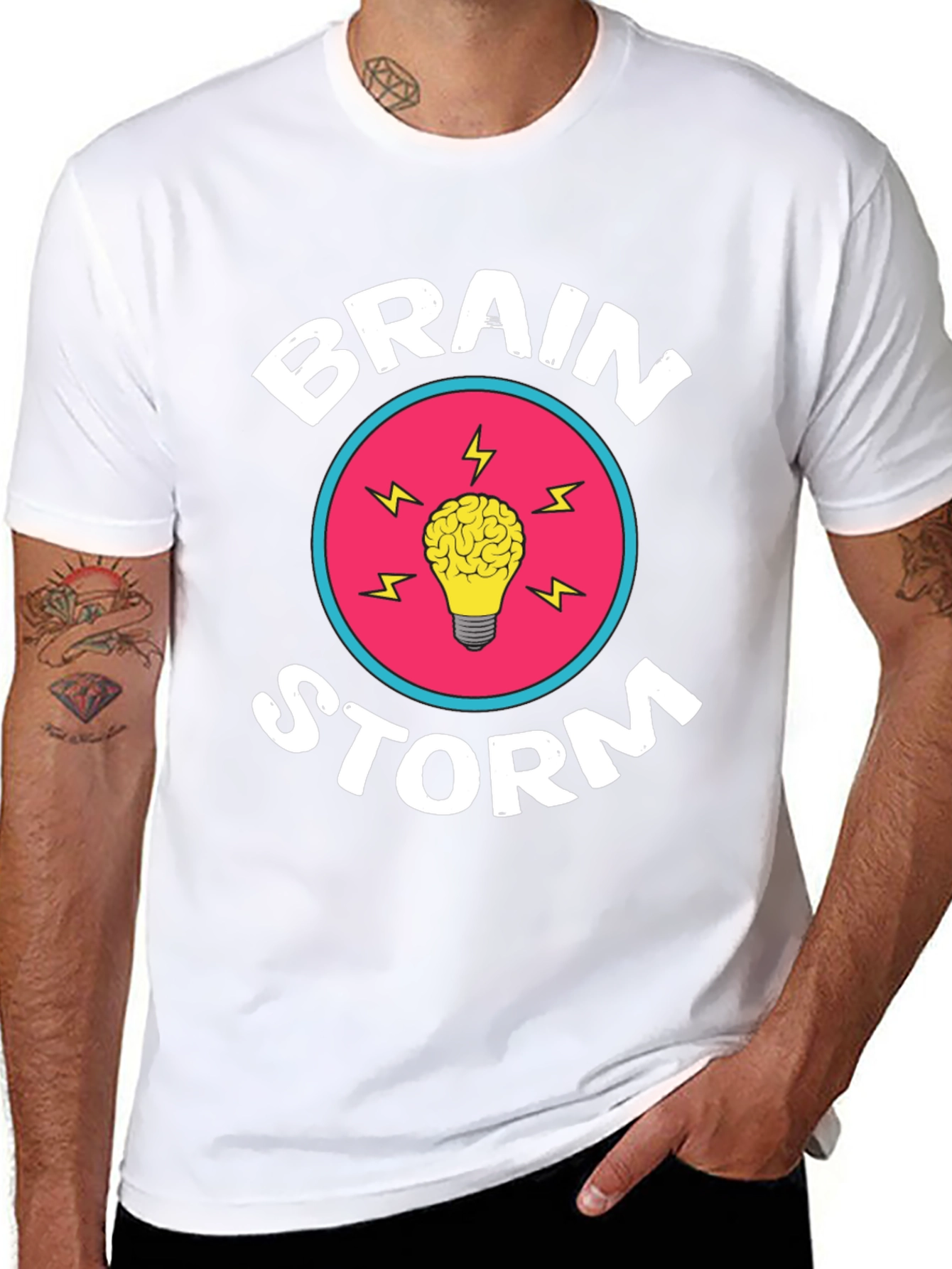 Brainstorm Graphic T-Shirt - Creative Idea Tee