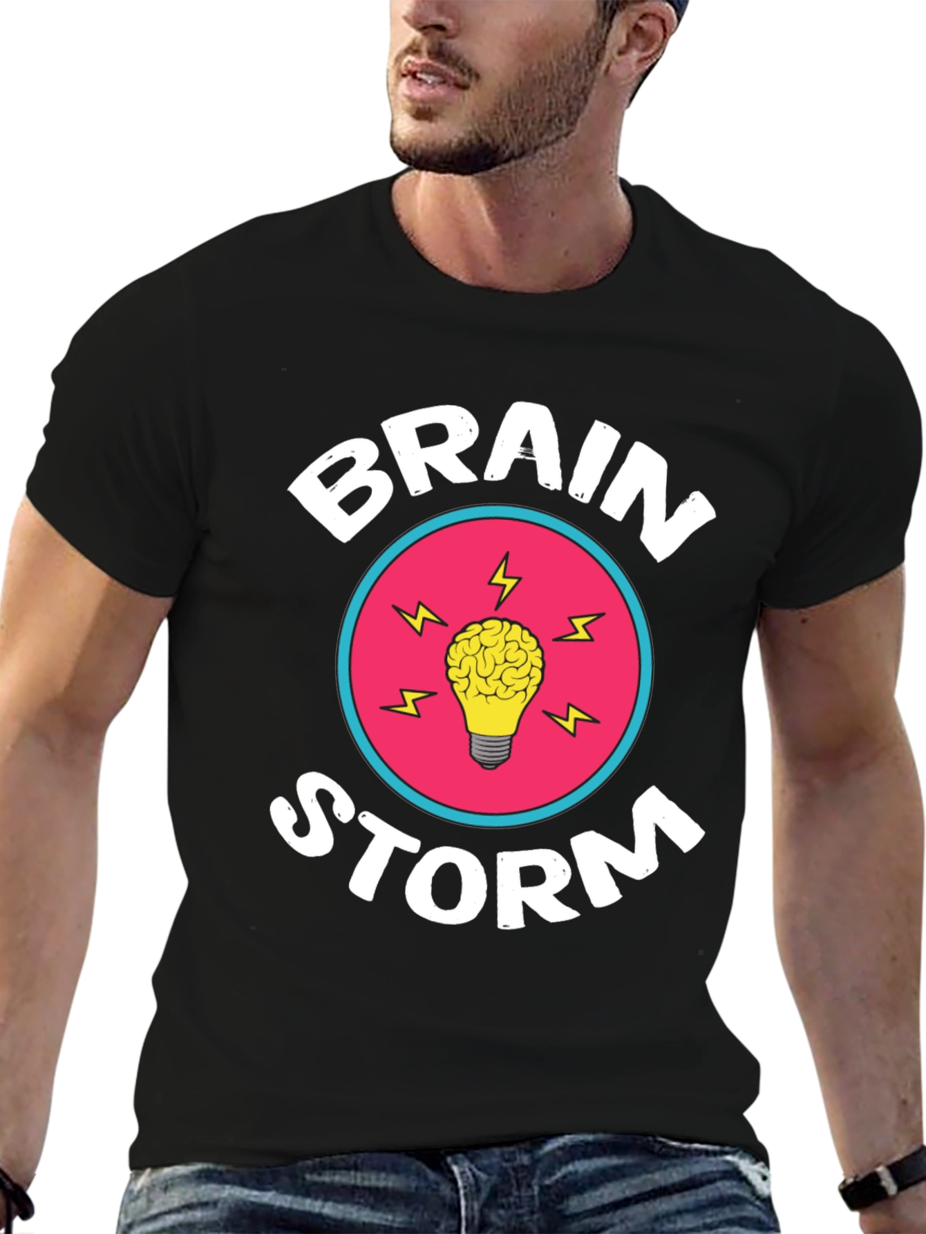 Brainstorm Graphic T-Shirt - Creative Idea Tee