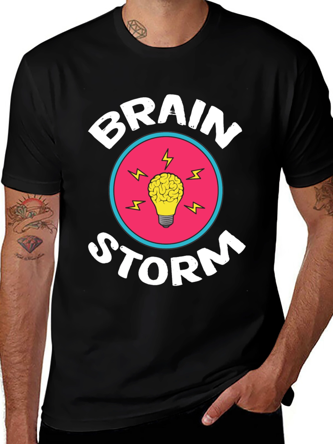 Brainstorm Graphic T-Shirt - Creative Idea Tee