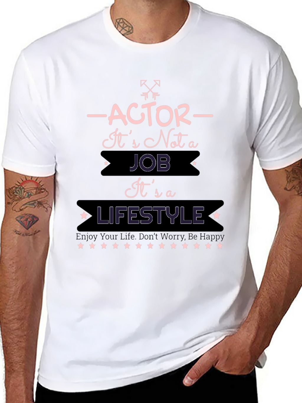 Actor Lifestyle Graphic T-Shirt