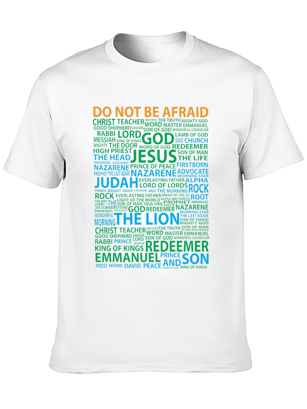 Inspirational Christian Word Art T-Shirt
