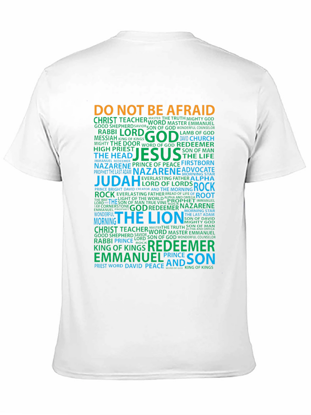 Inspirational Christian Word Art T-Shirt