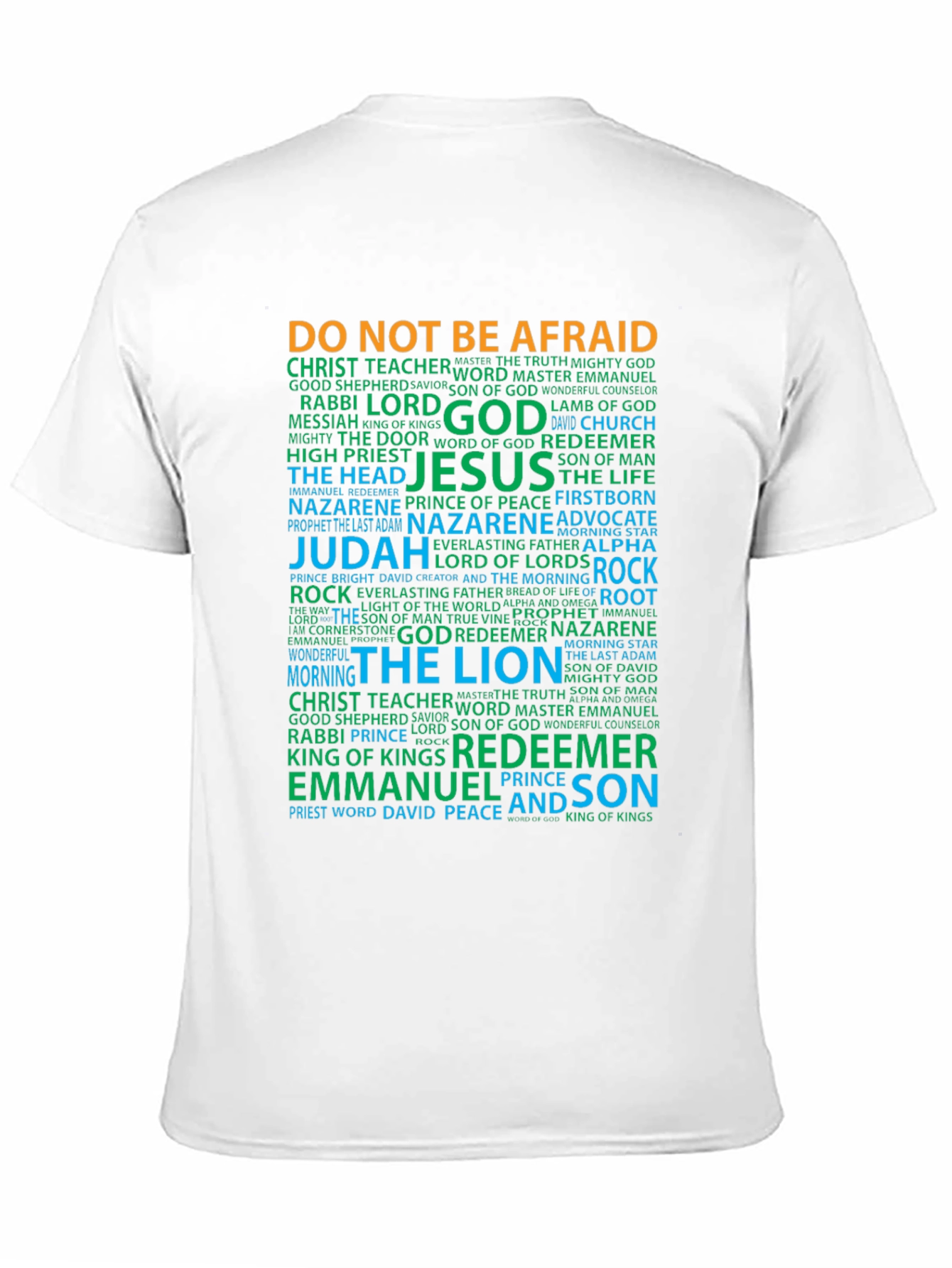 Inspirational Christian Word Art T-Shirt