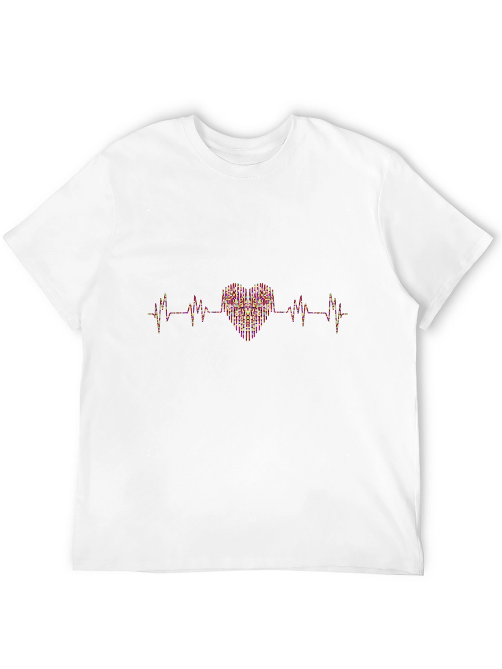 Heartbeat Heart T-Shirt - Stylish Graphic Tee