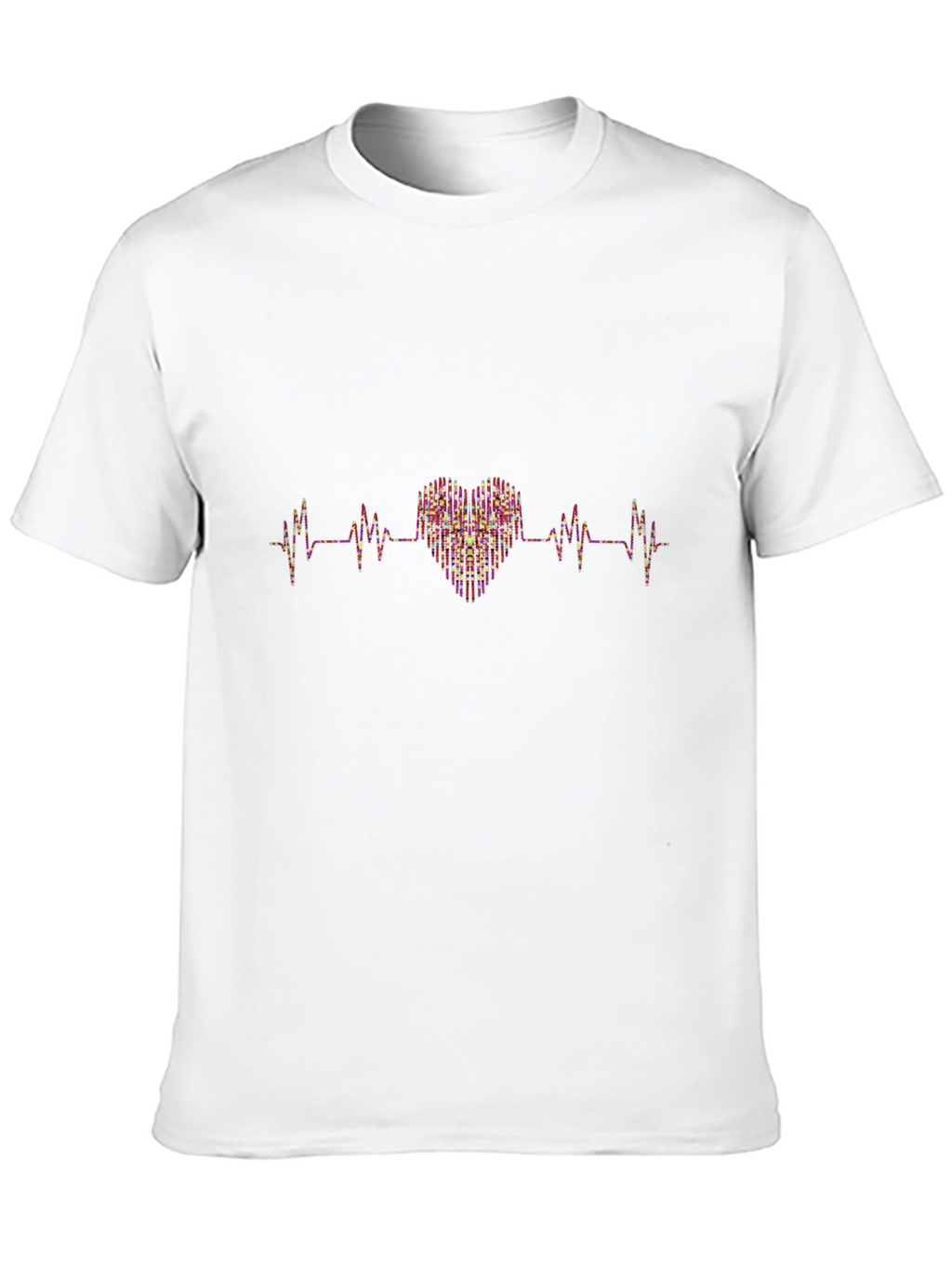 Heartbeat Heart T-Shirt - Stylish Graphic Tee