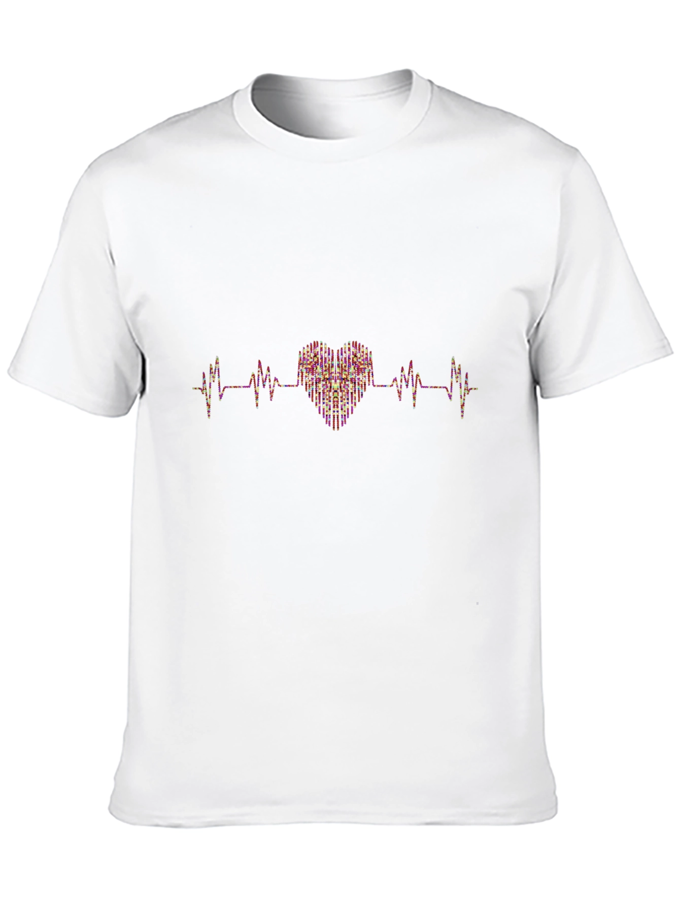 Heartbeat Heart T-Shirt - Stylish Graphic Tee