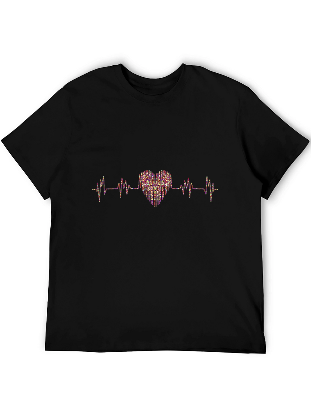 Heartbeat Heart T-Shirt - Stylish Graphic Tee