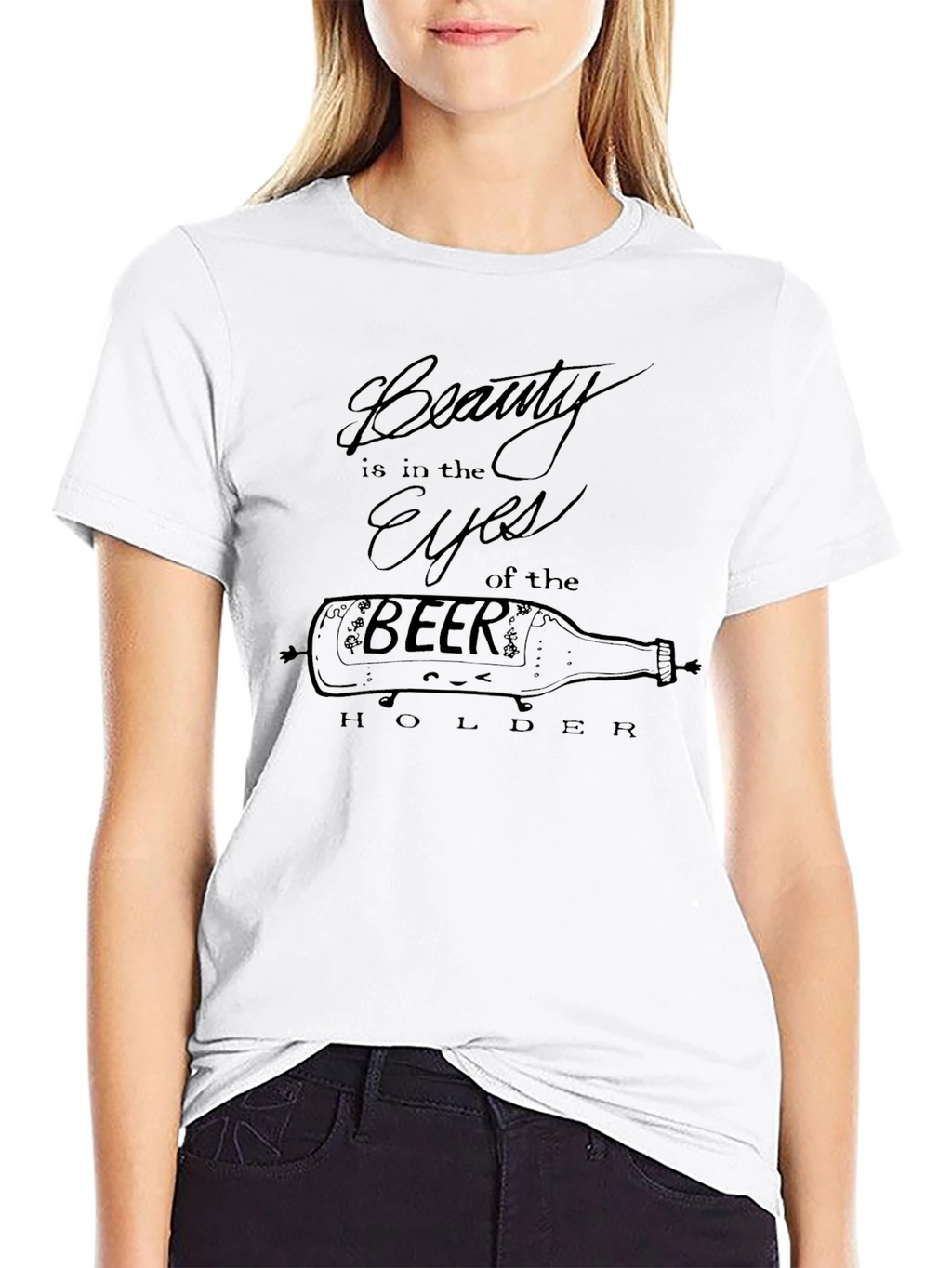Beauty Beer Holder Graphic T-Shirt