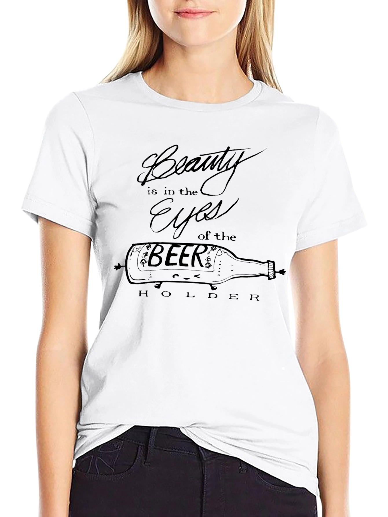 Beauty Beer Holder Graphic T-Shirt