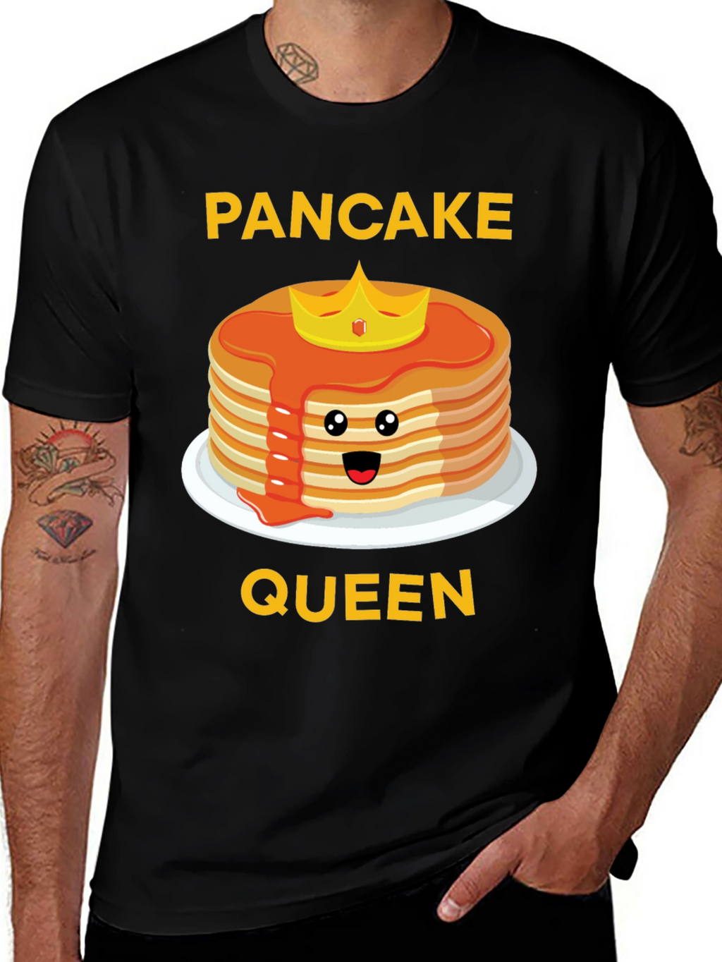 Pancake Queen Graphic T-Shirt - Sweet & Funny!