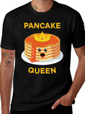 Pancake Queen Graphic T-Shirt - Sweet & Funny!