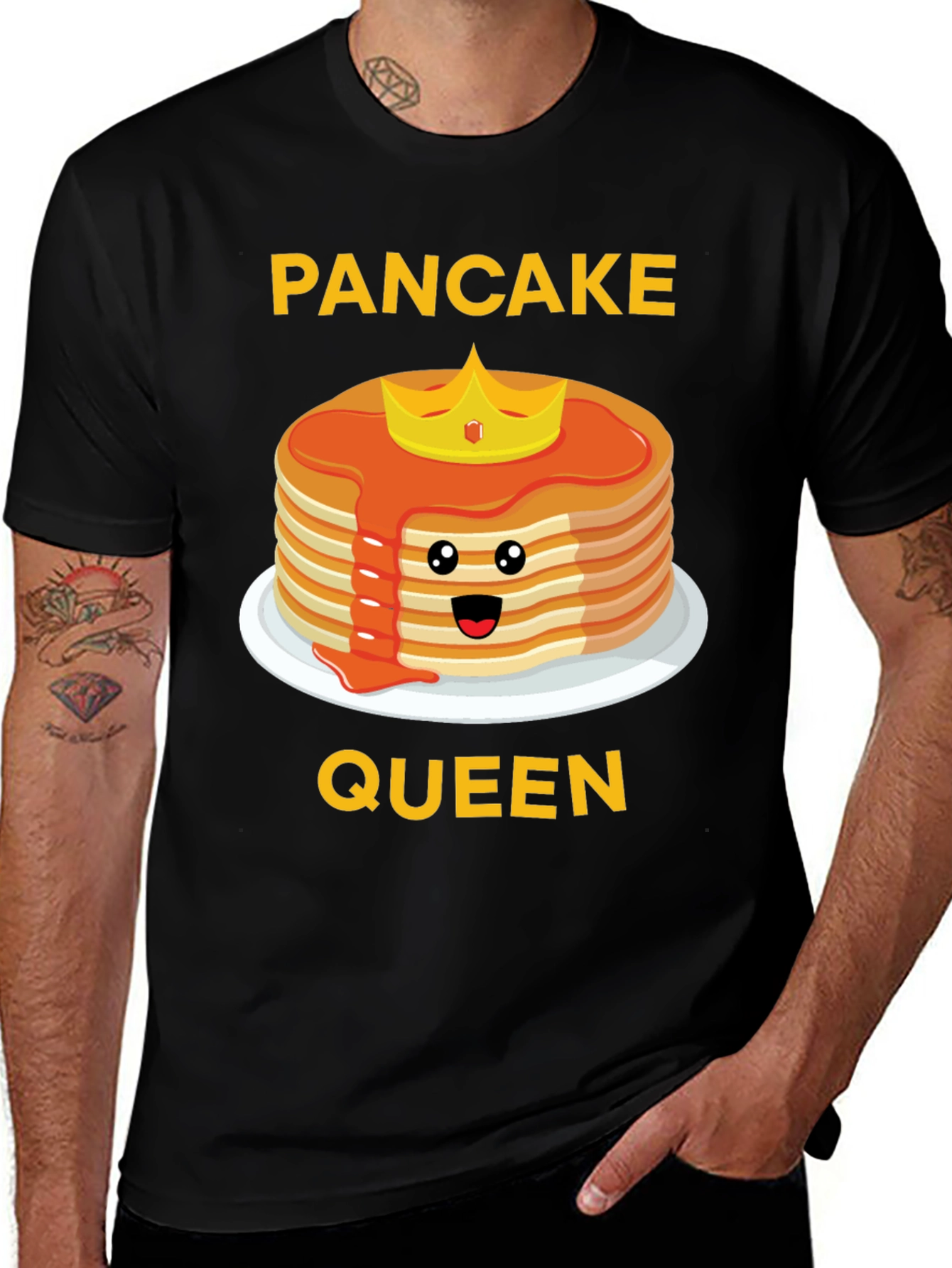 Pancake Queen Graphic T-Shirt - Sweet & Funny!