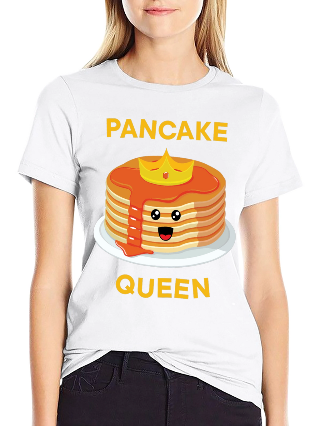 Pancake Queen Graphic T-Shirt - Sweet & Funny!
