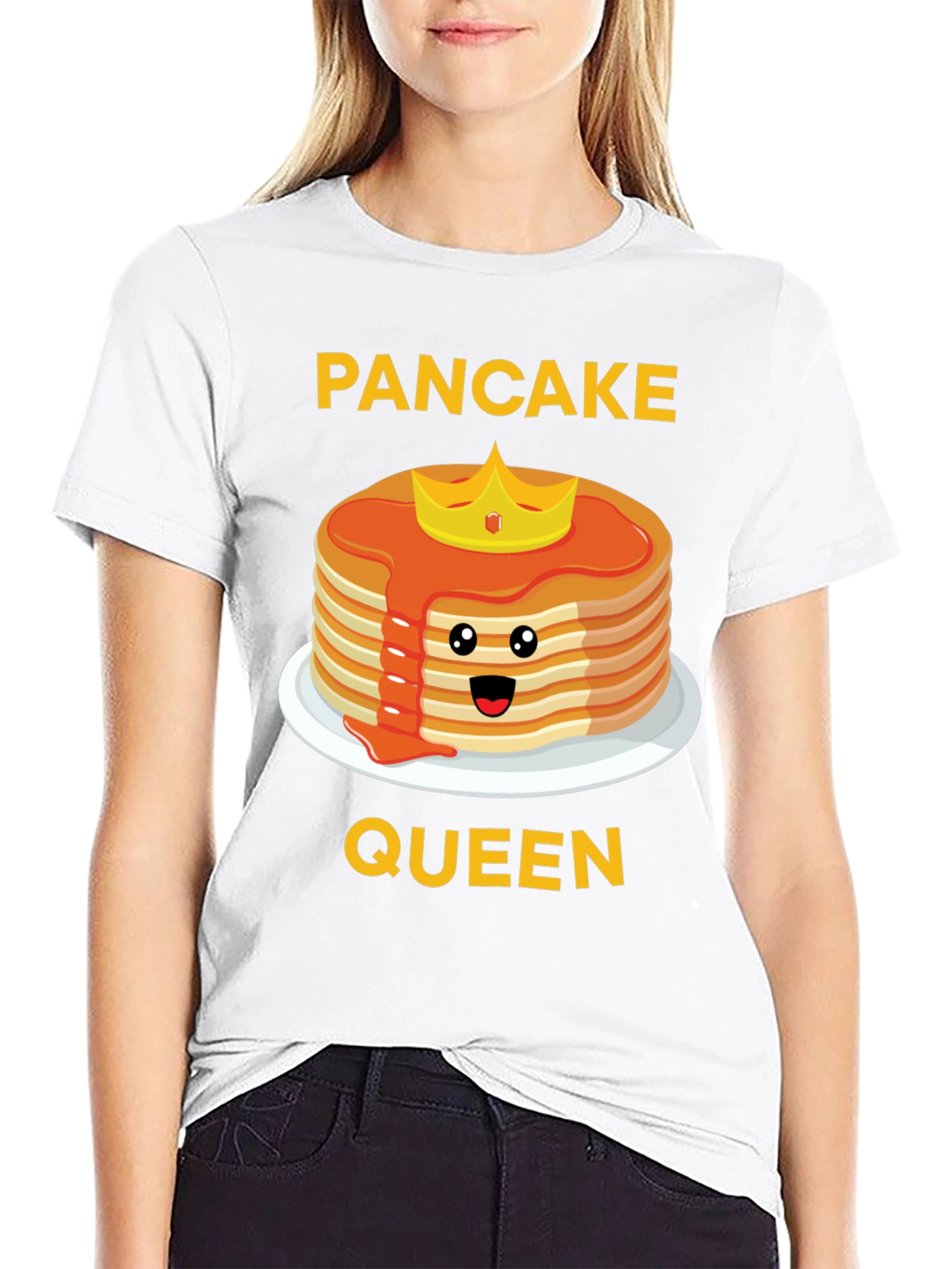 Pancake Queen Graphic T-Shirt - Sweet & Funny!