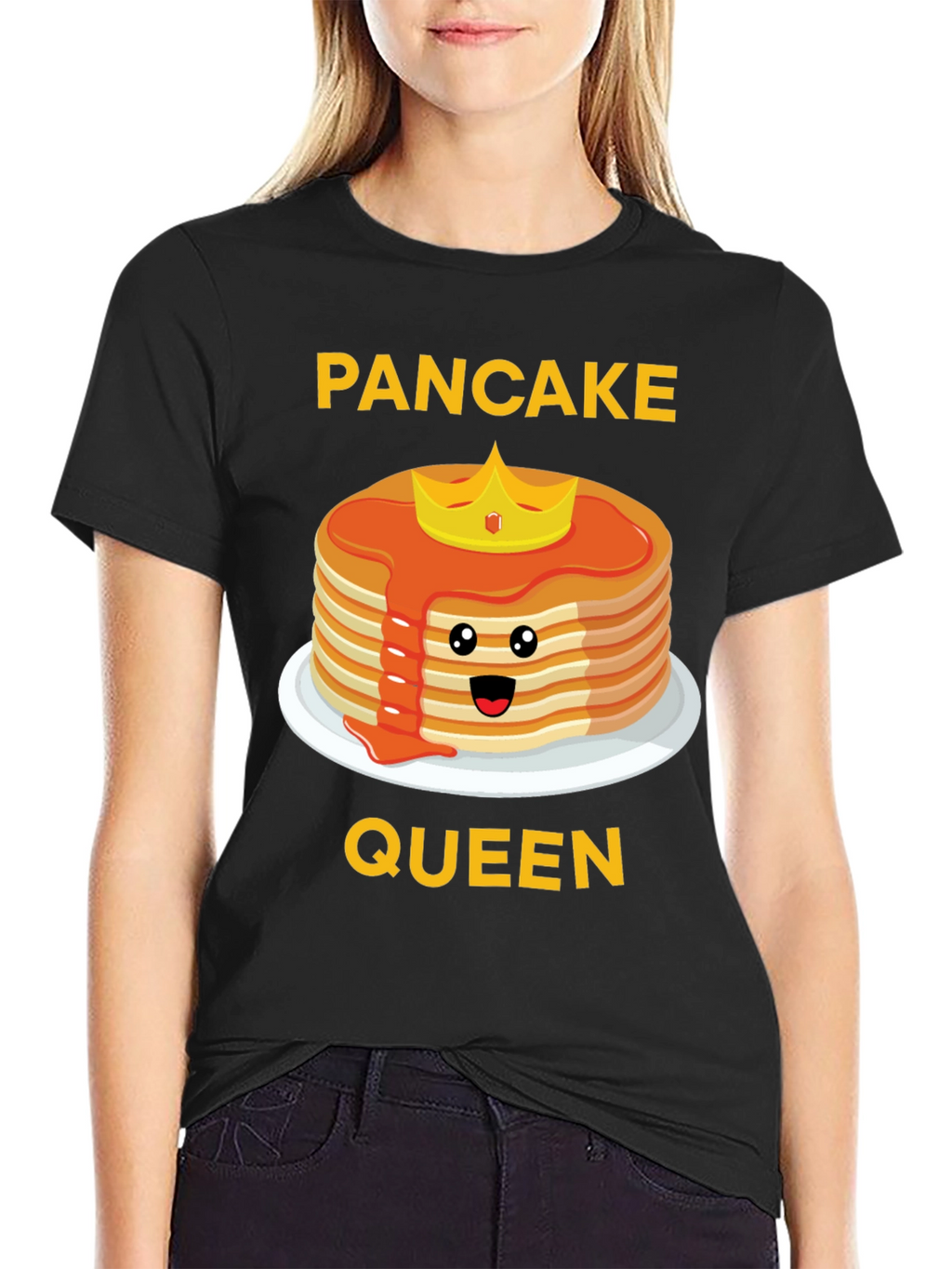 Pancake Queen Graphic T-Shirt - Sweet & Funny!