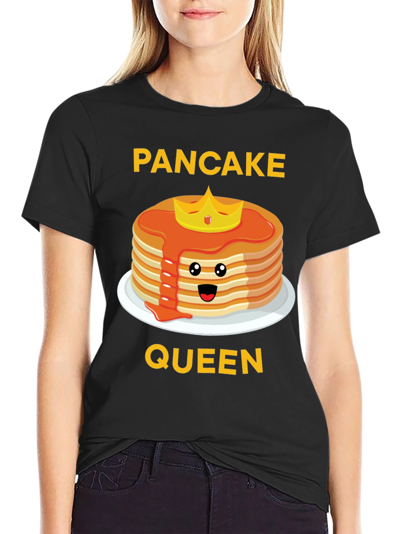 Pancake Queen Graphic T-Shirt - Sweet & Funny!