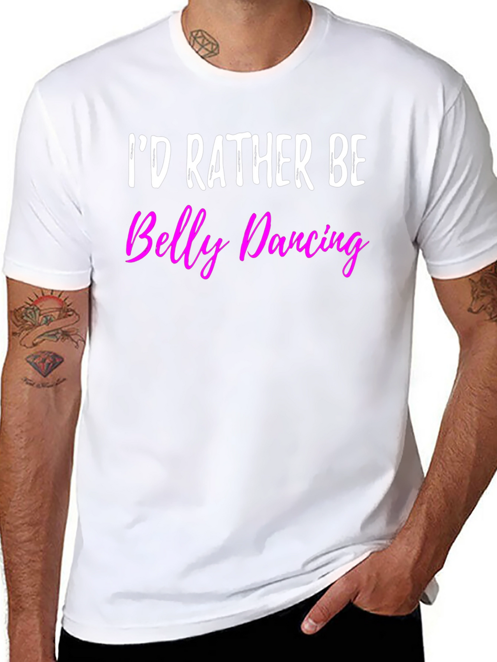 Id Rather Be Belly Dancing T-Shirt