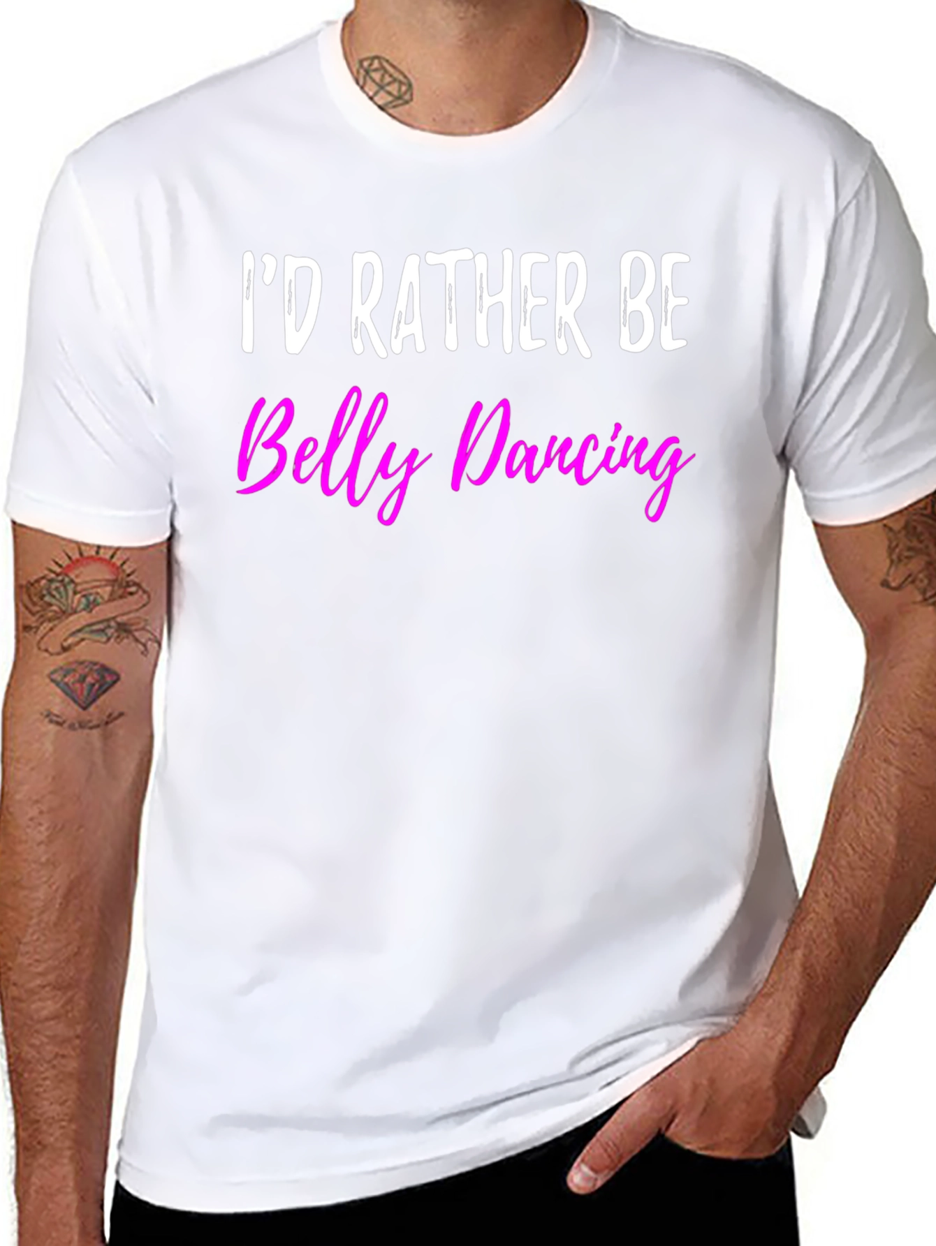 Id Rather Be Belly Dancing T-Shirt