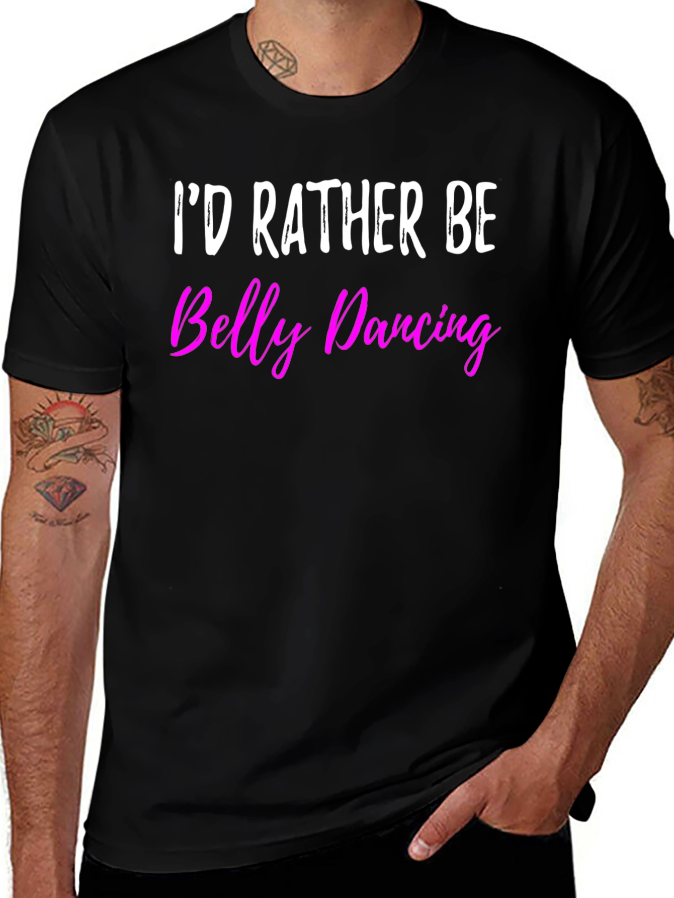 Id Rather Be Belly Dancing T-Shirt