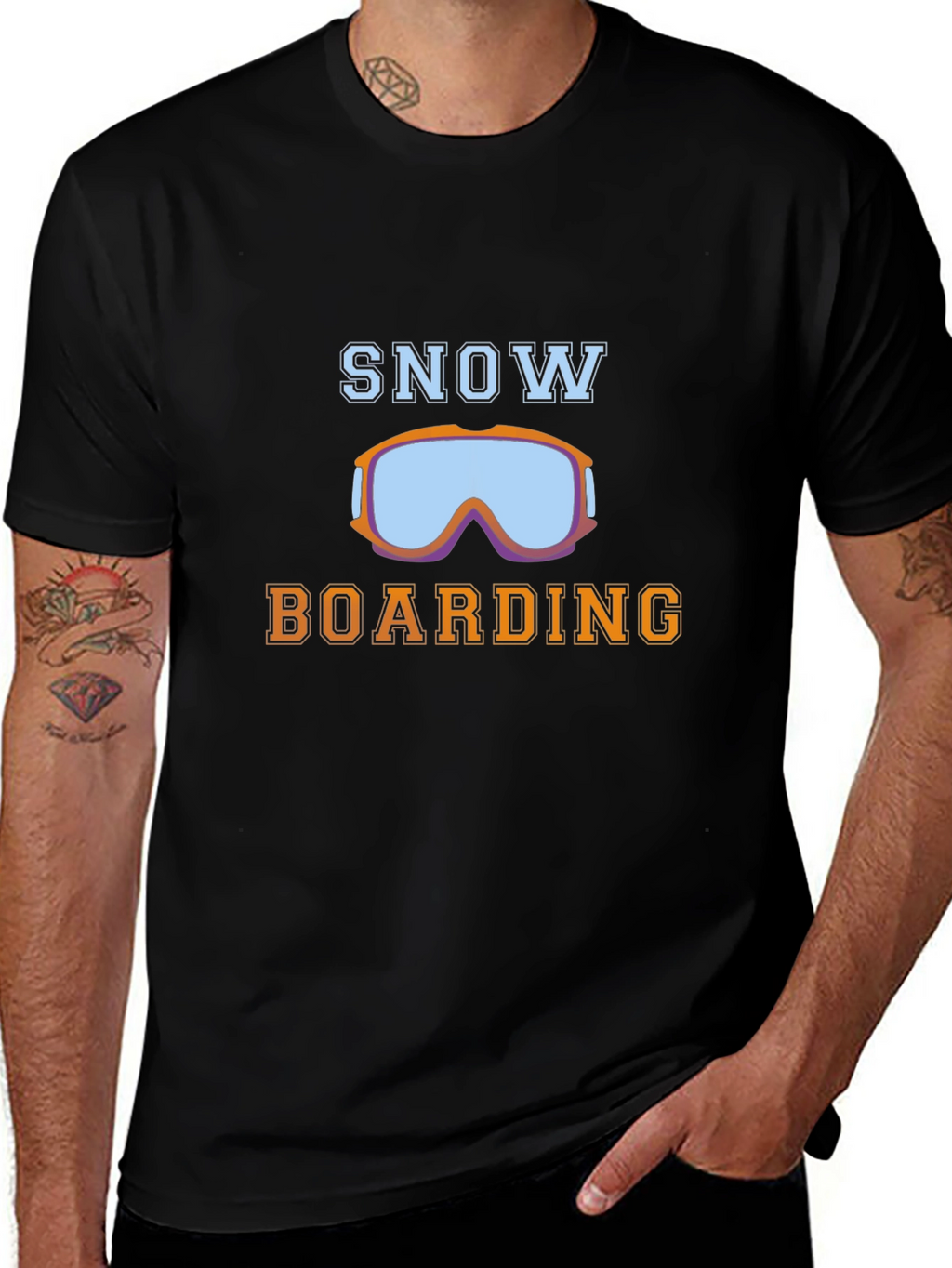 Snow Boarding Graphic Tee