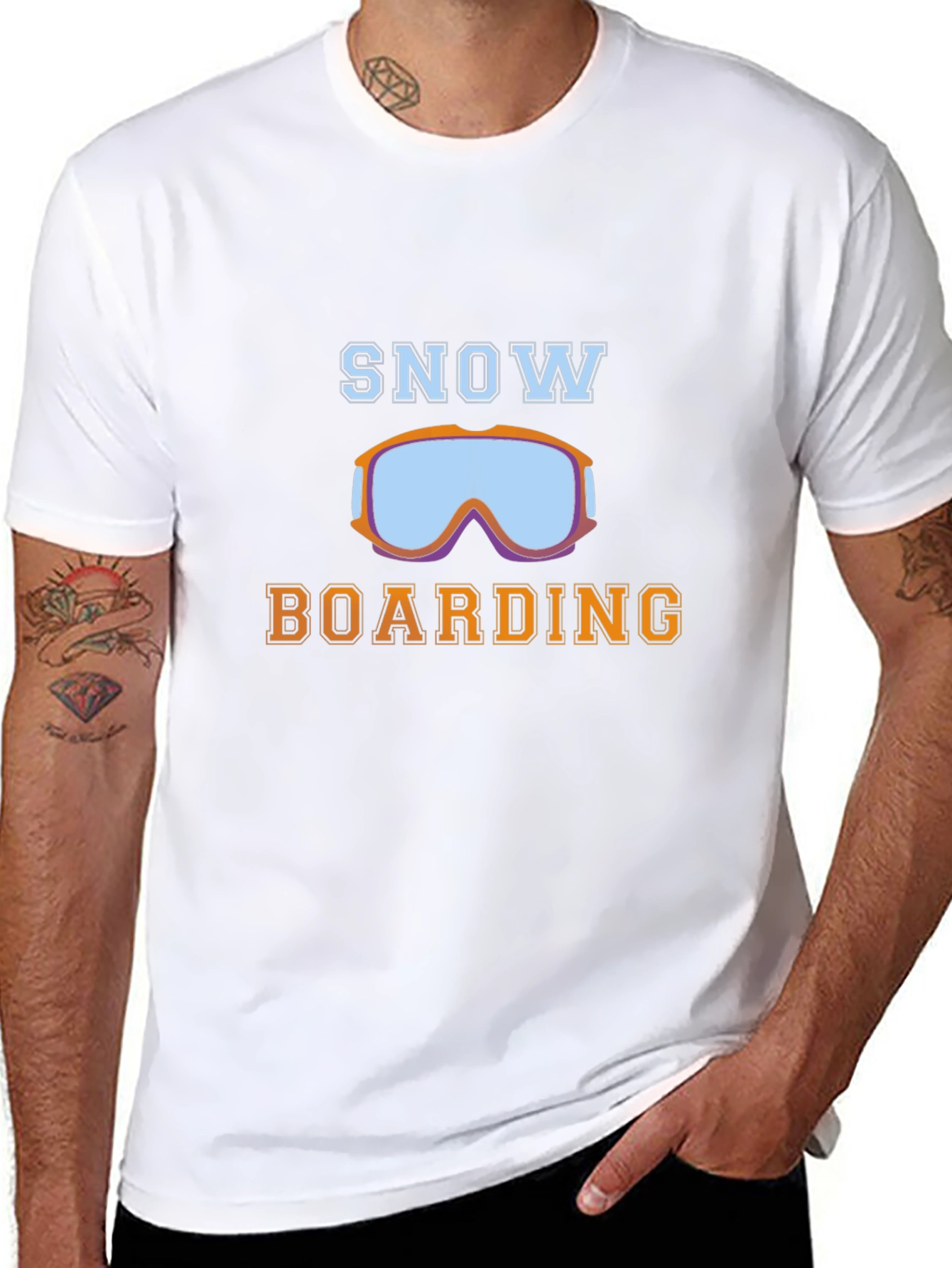 Snow Boarding Graphic Tee