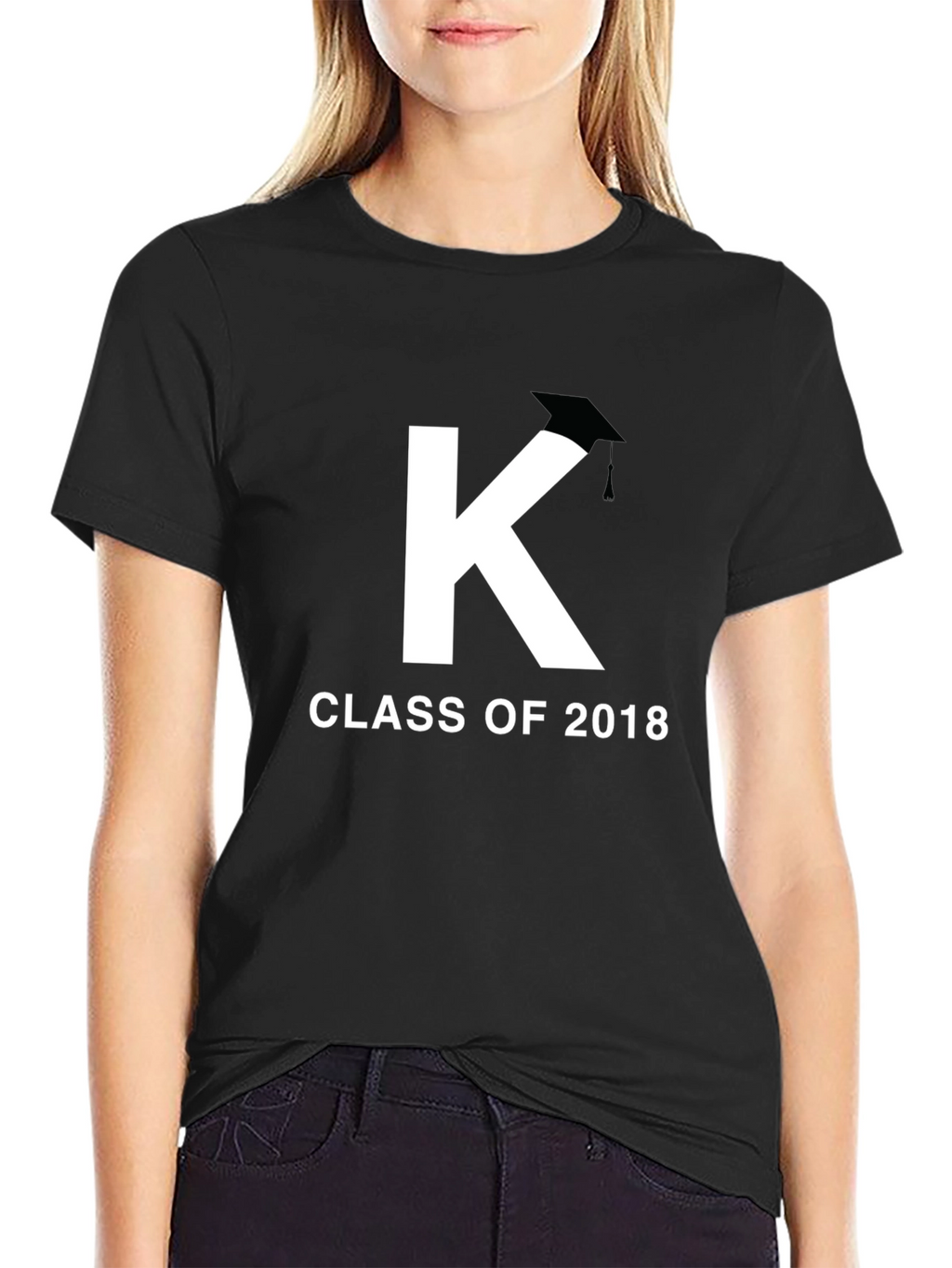 Class of 2018 Graduation T-Shirt - Initial K