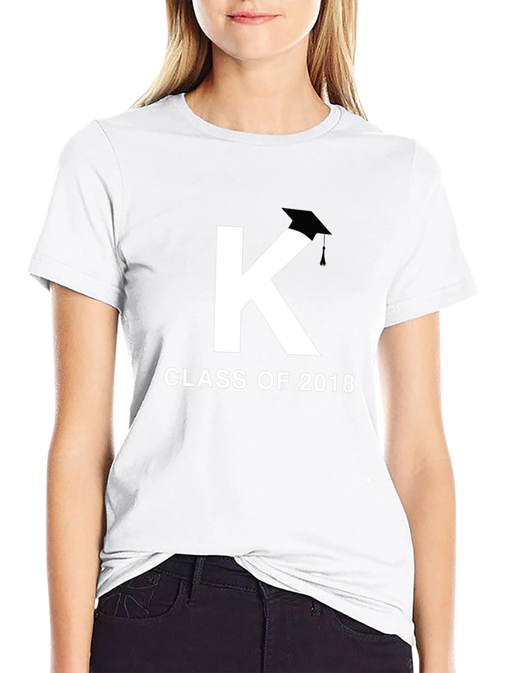 Class of 2018 Graduation T-Shirt - Initial K