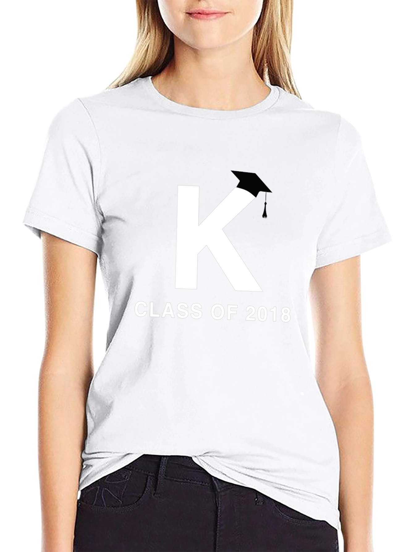 Class of 2018 Graduation T-Shirt - Initial K