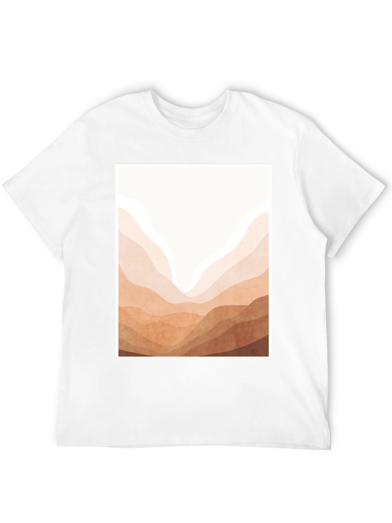 Minimalist Mountain Range Graphic Tee