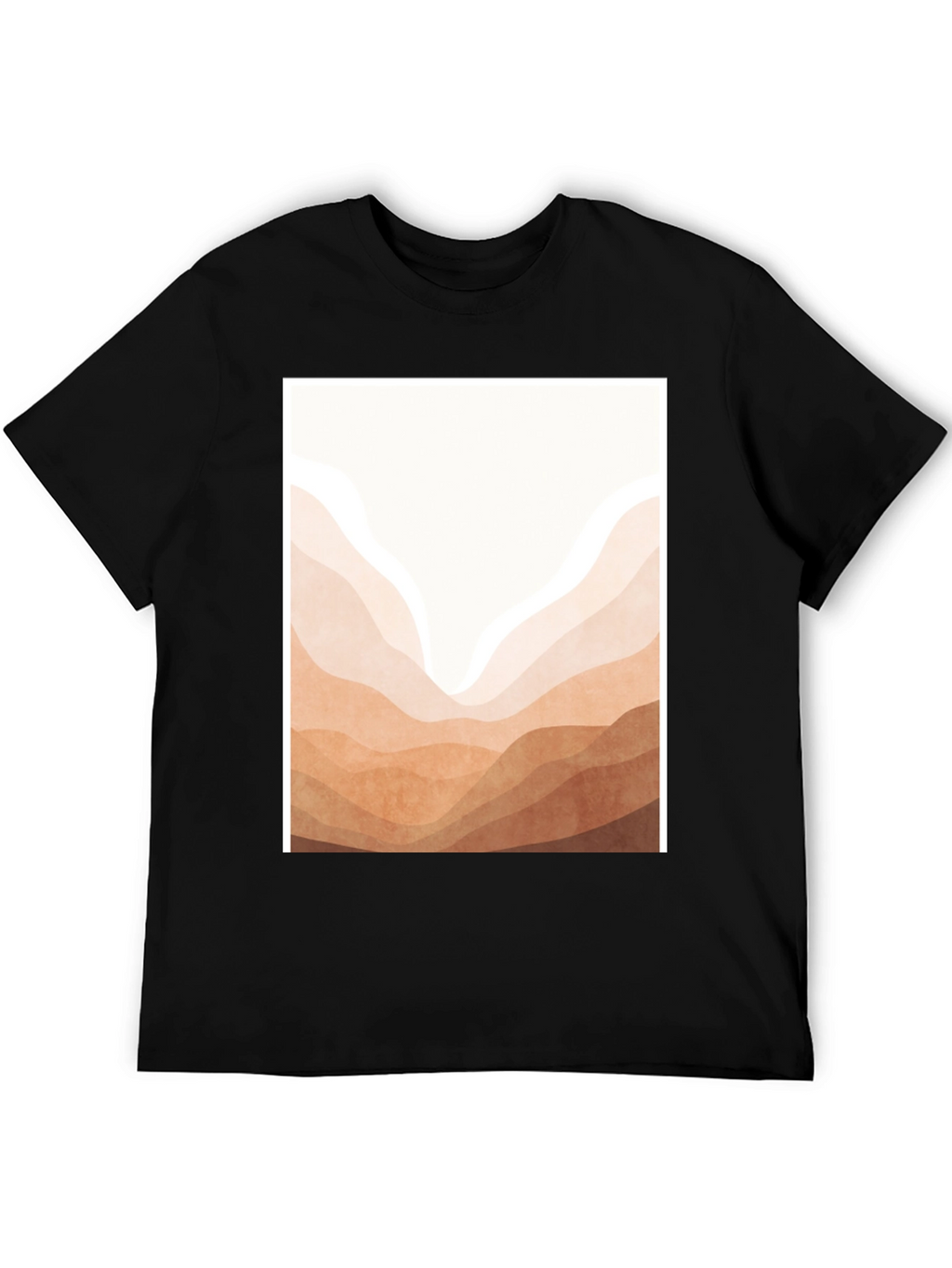 Minimalist Mountain Range Graphic Tee