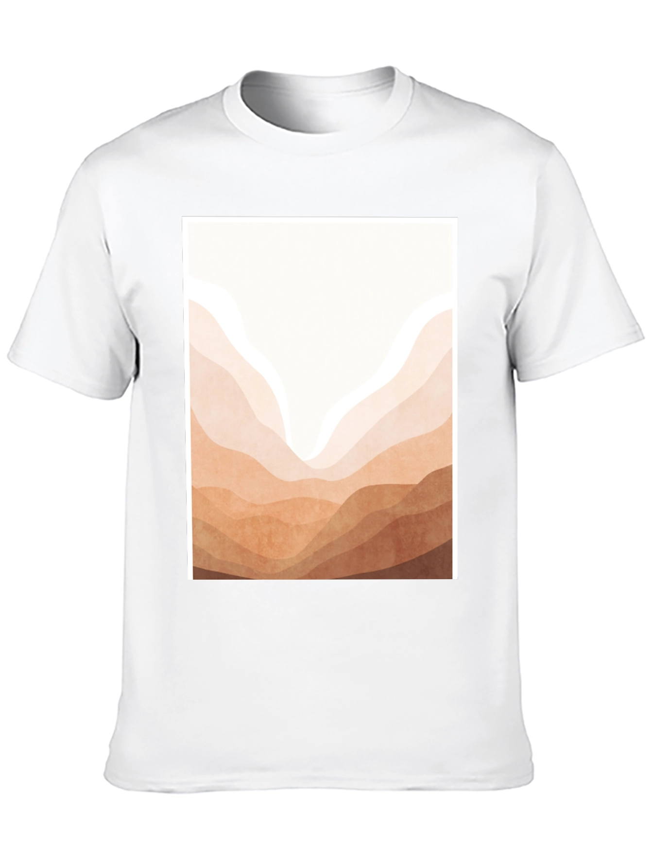 Minimalist Mountain Range Graphic Tee
