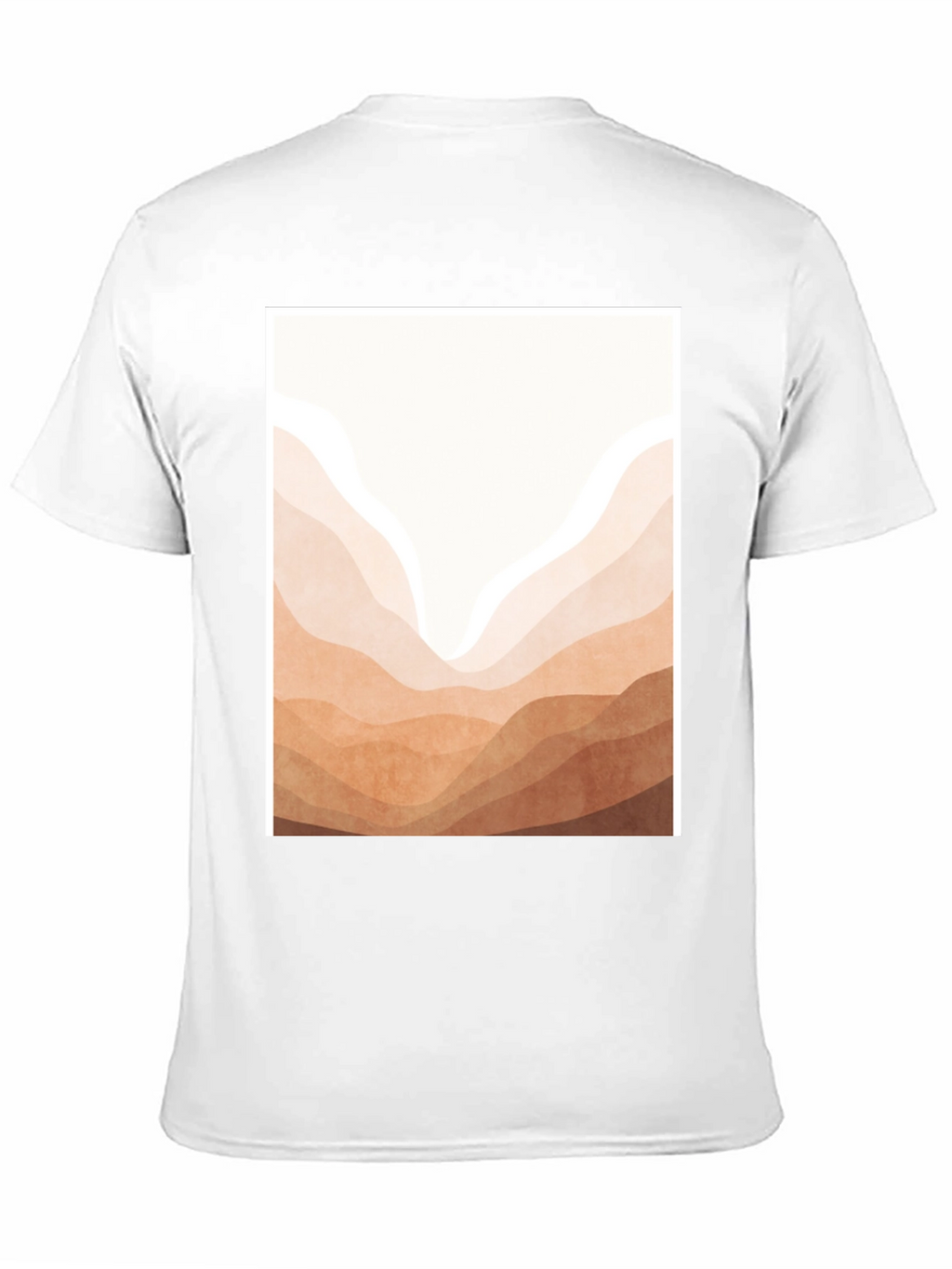 Minimalist Mountain Range Graphic Tee