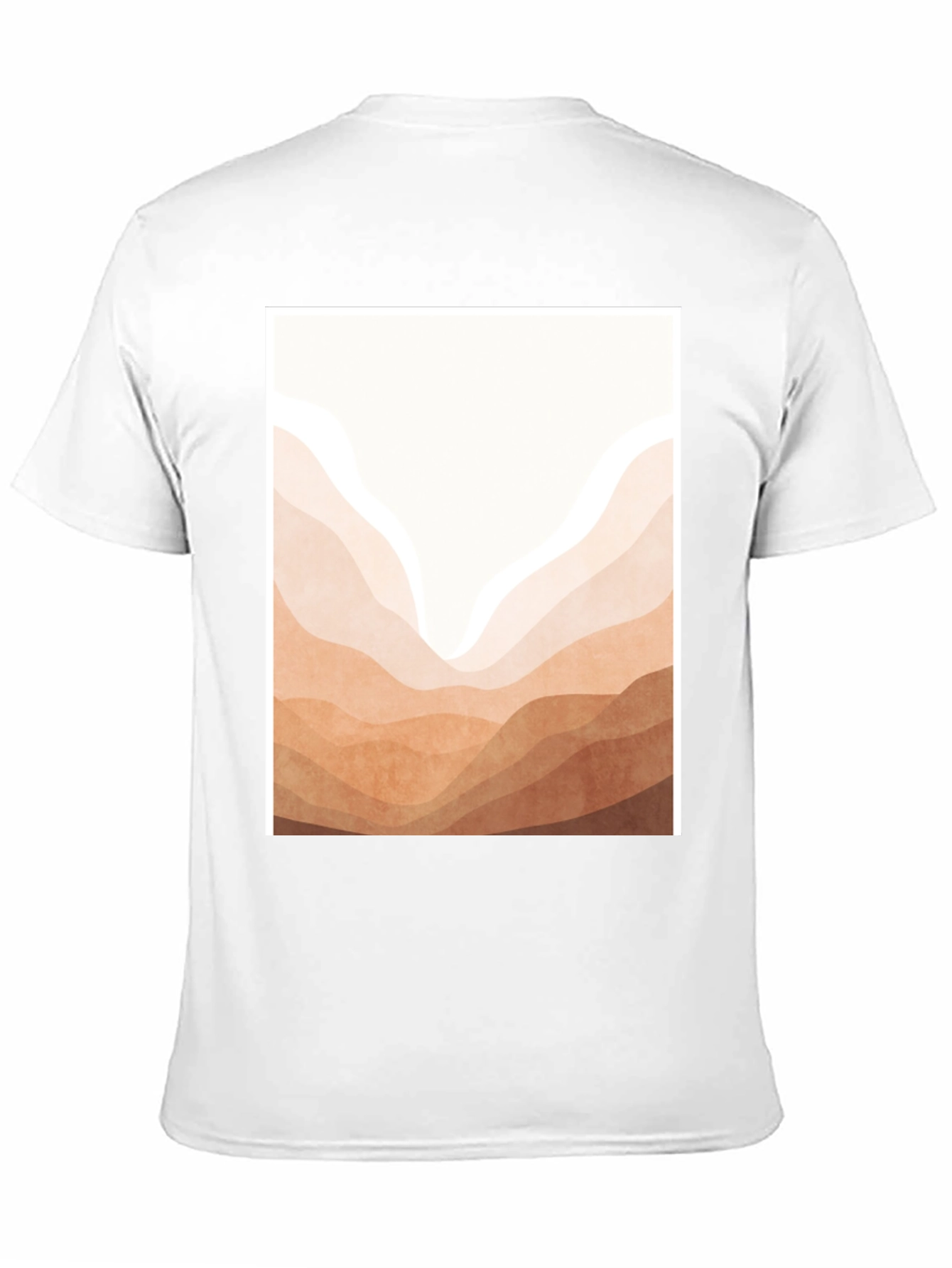 Minimalist Mountain Range Graphic Tee
