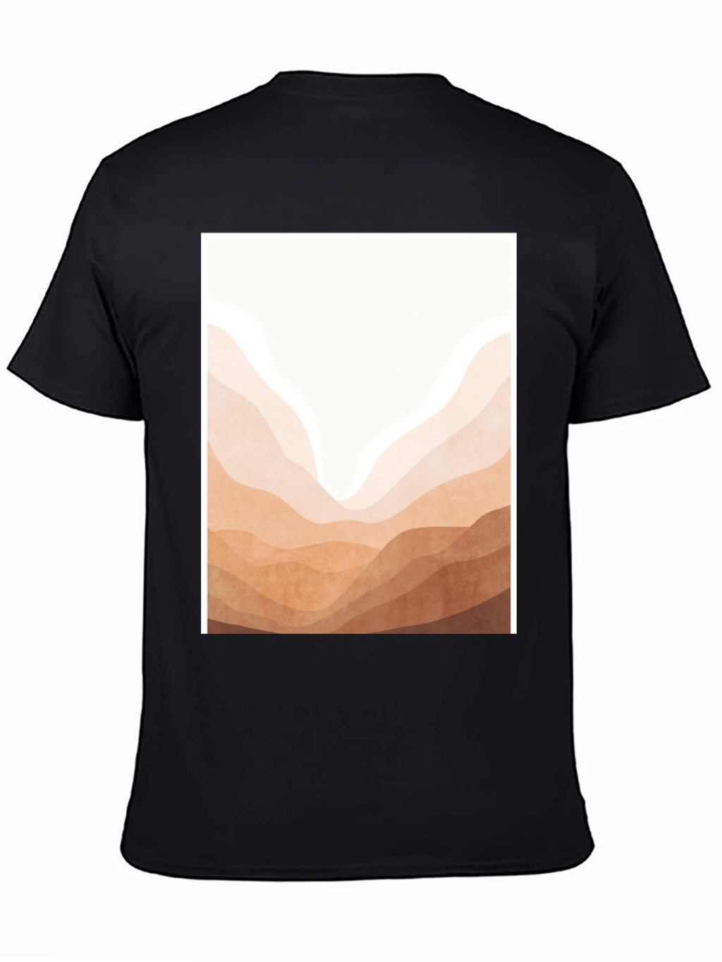 Minimalist Mountain Range Graphic Tee