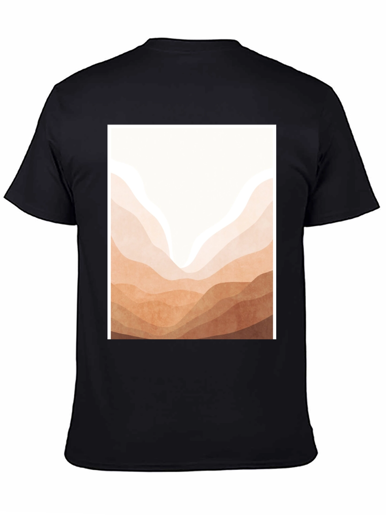 Minimalist Mountain Range Graphic Tee