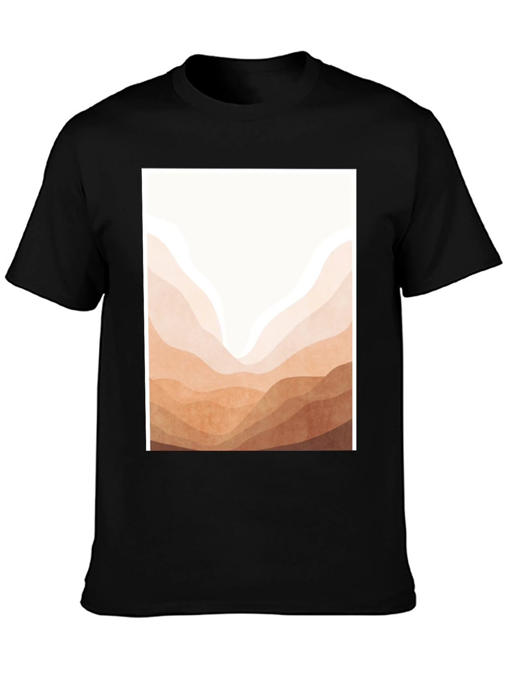 Minimalist Mountain Range Graphic Tee