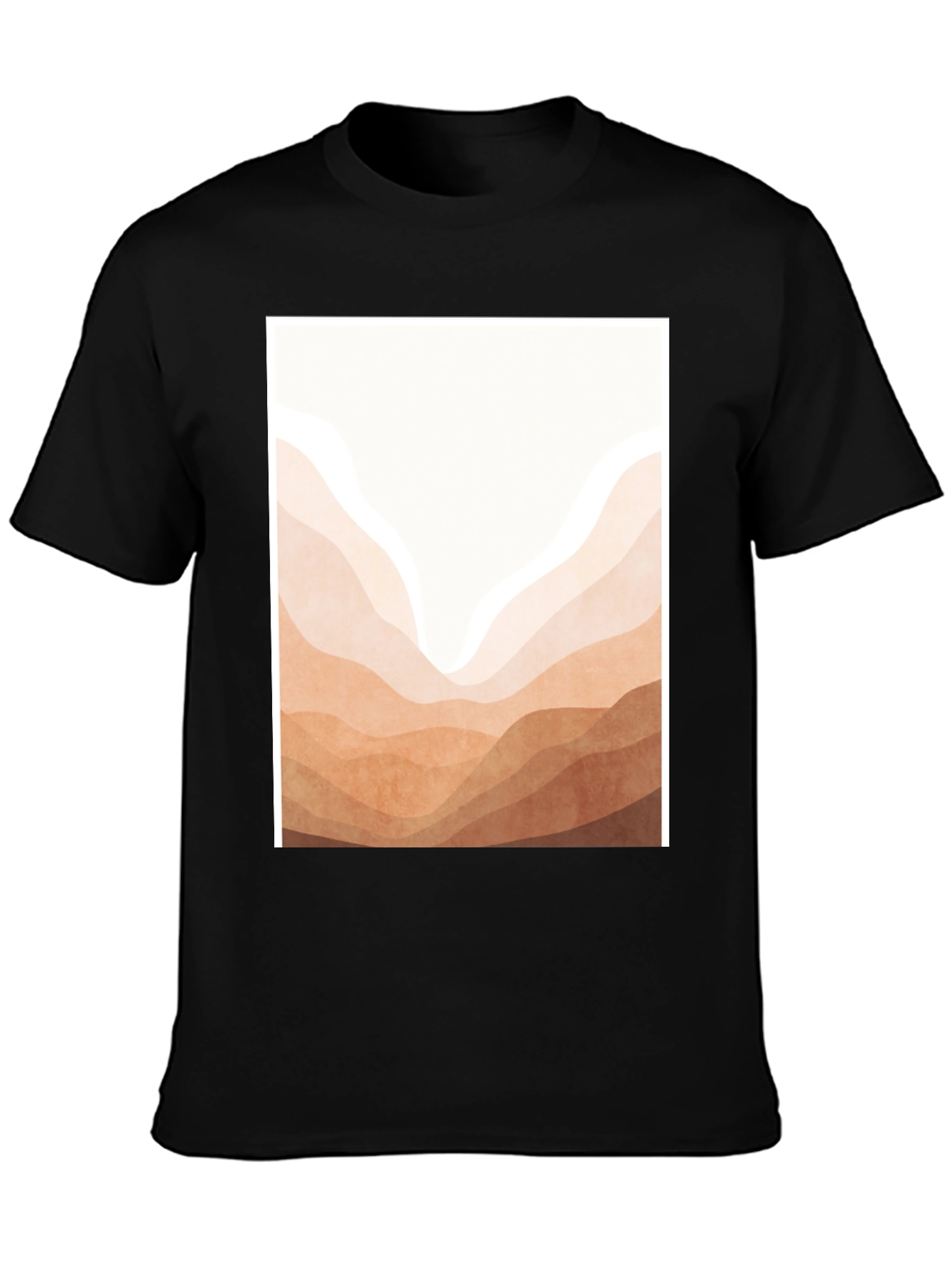 Minimalist Mountain Range Graphic Tee