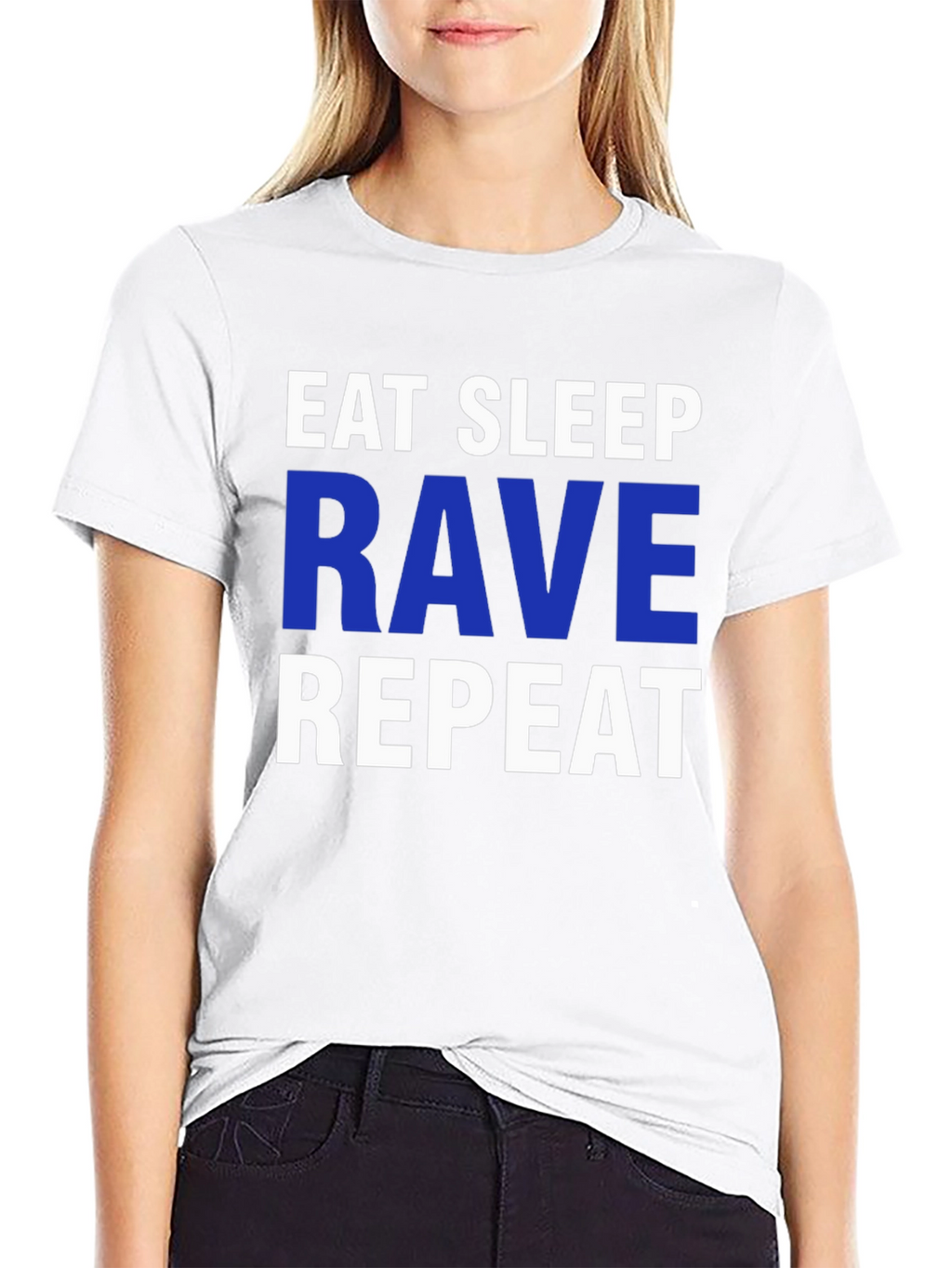 Eat Sleep Rave Repeat T-Shirt - Party Apparel