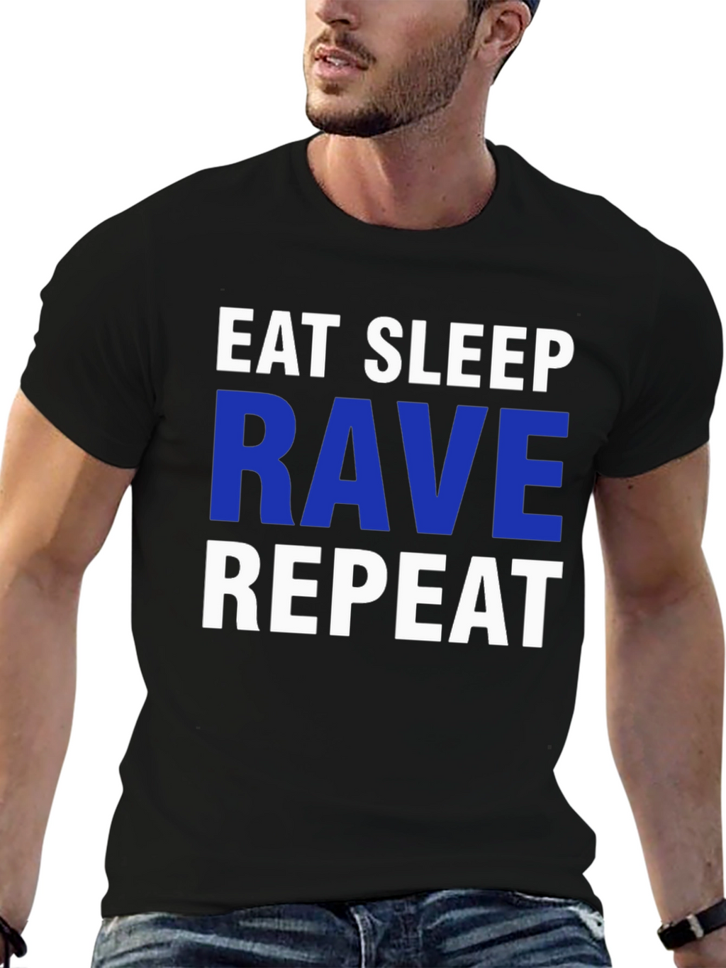 Eat Sleep Rave Repeat T-Shirt - Party Apparel