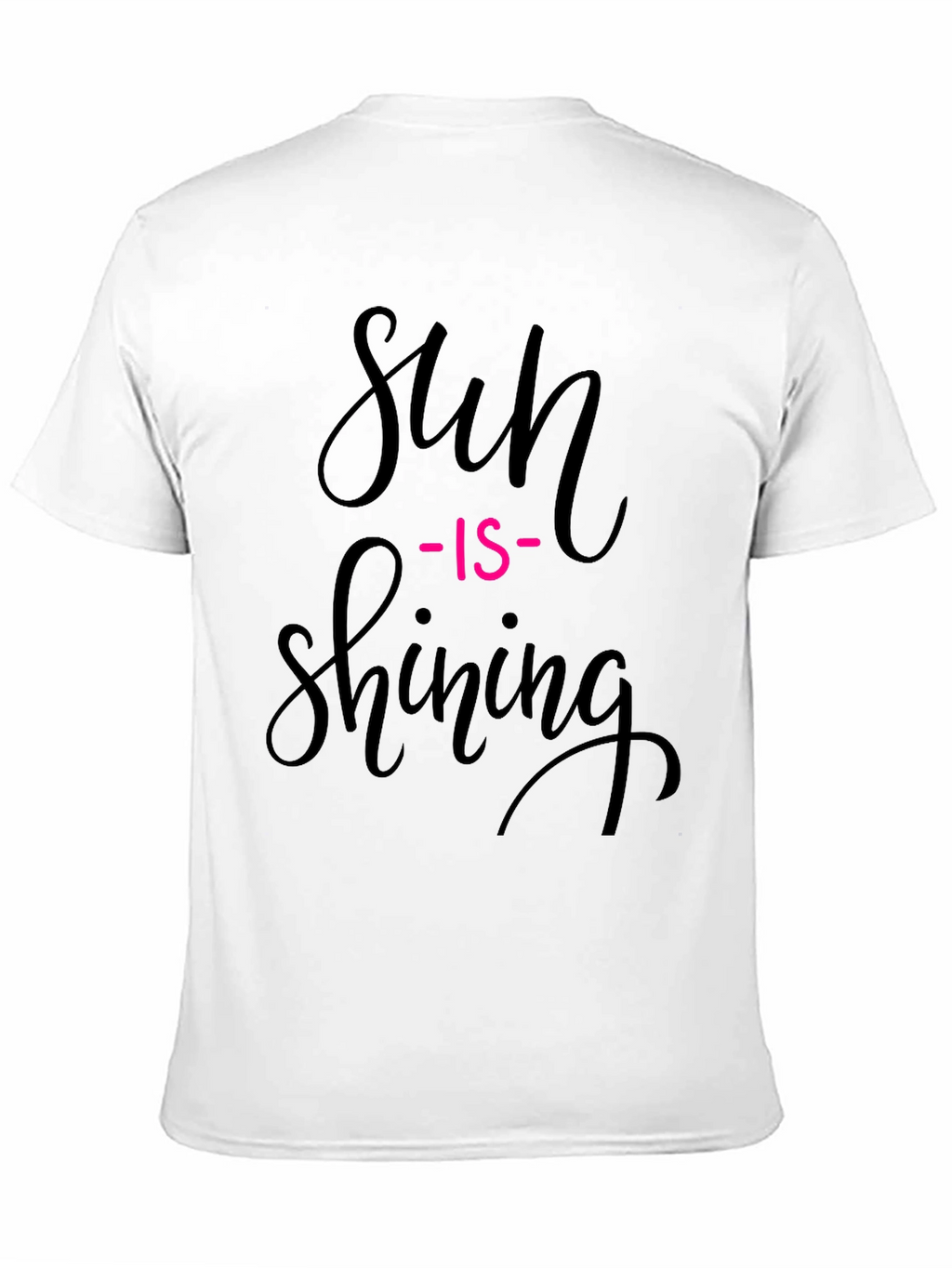Sun Is Shining Graphic Tee - Black Casual T-Shirt