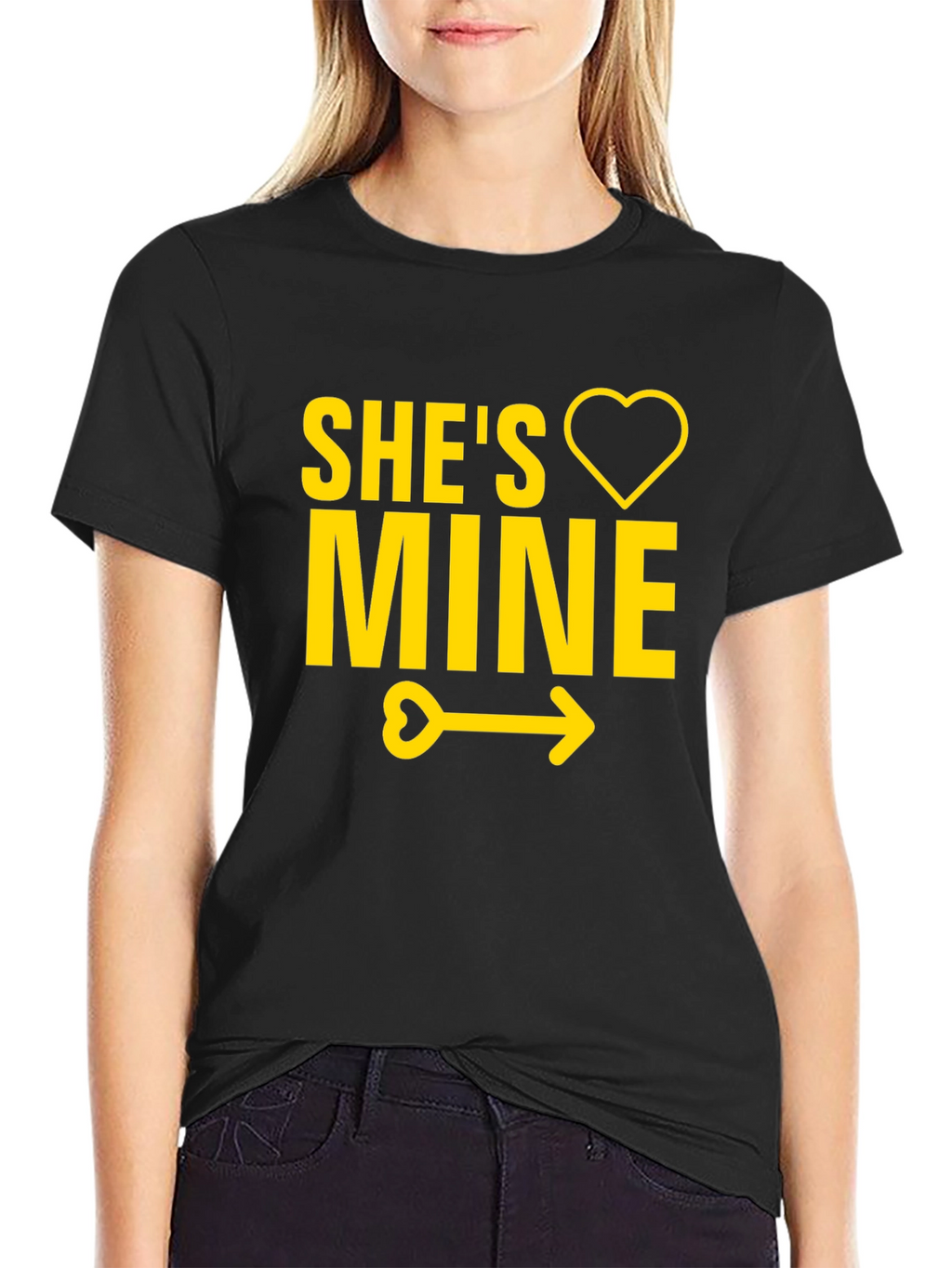 Shes Mine T-Shirt - Cute Couples Tee