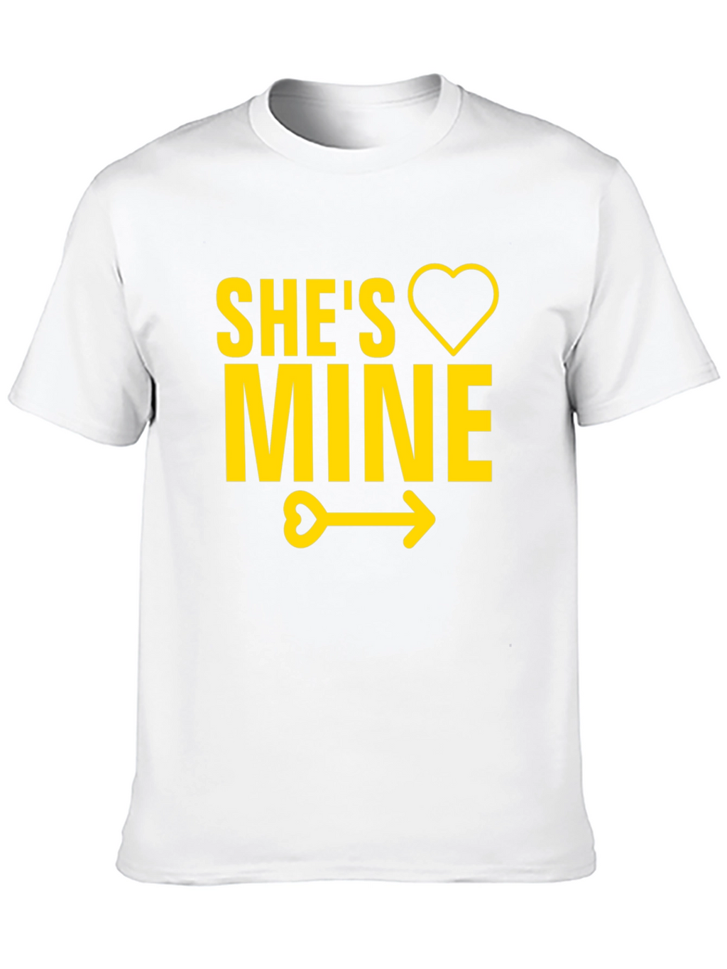 Shes Mine T-Shirt - Cute Couples Tee