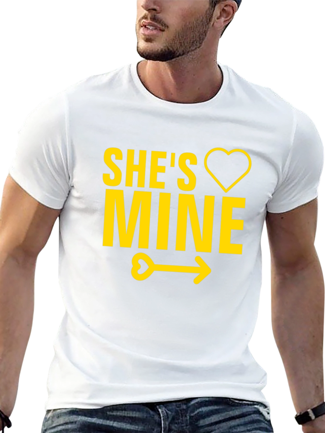 Shes Mine T-Shirt - Cute Couples Tee