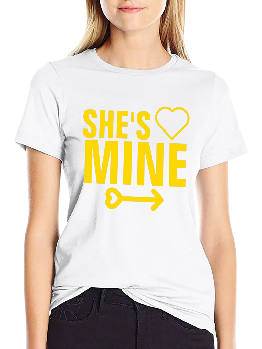 Shes Mine T-Shirt - Cute Couples Tee