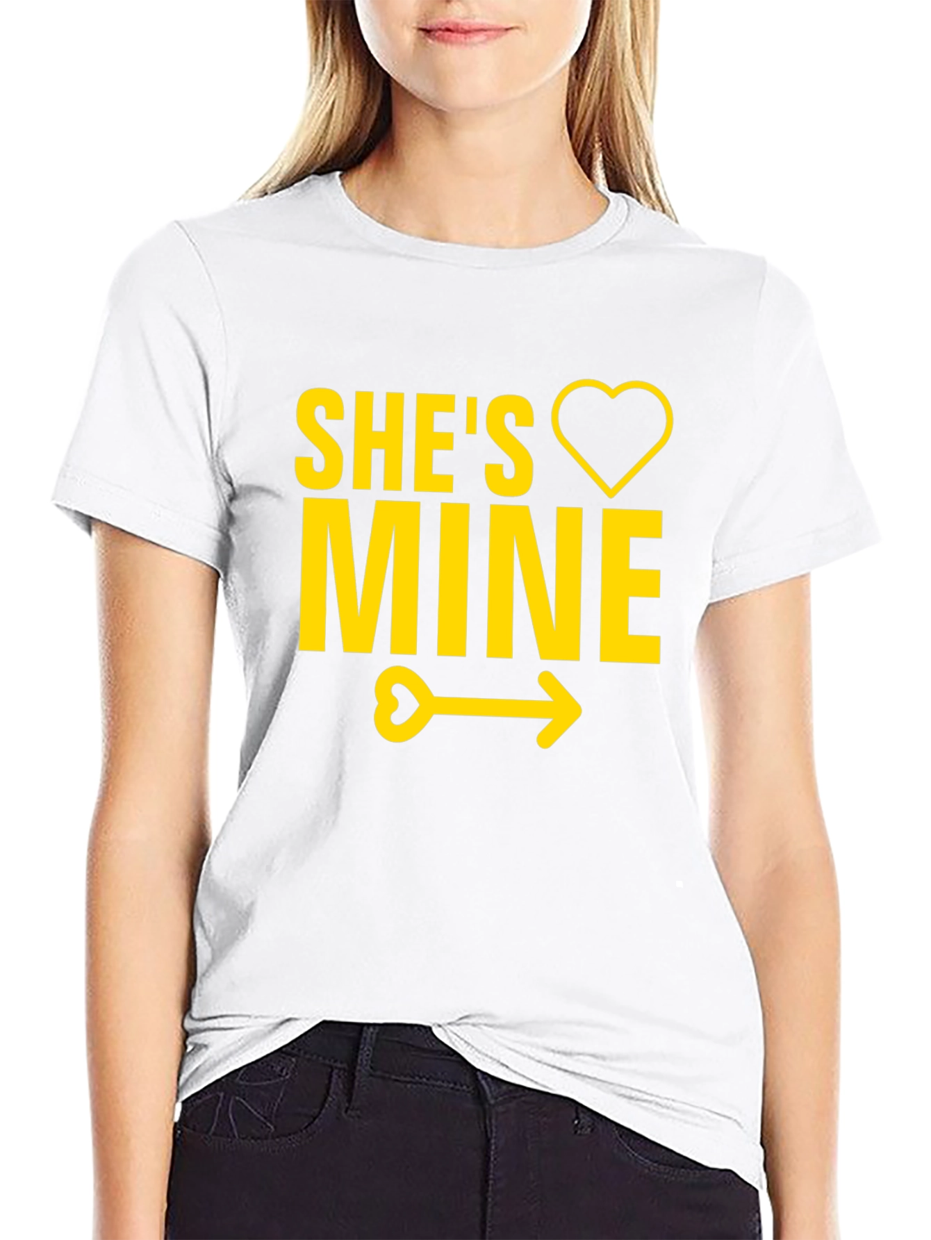 Shes Mine T-Shirt - Cute Couples Tee