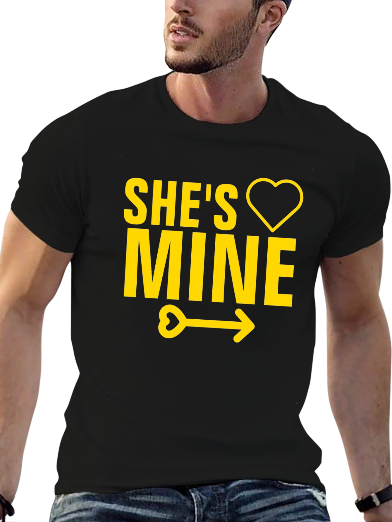 Shes Mine T-Shirt - Cute Couples Tee