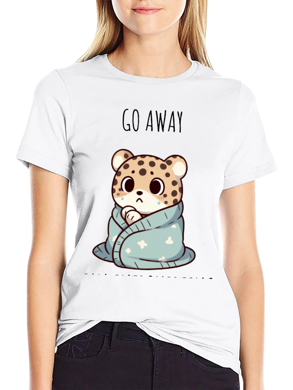 Go Away Kitty Tee
