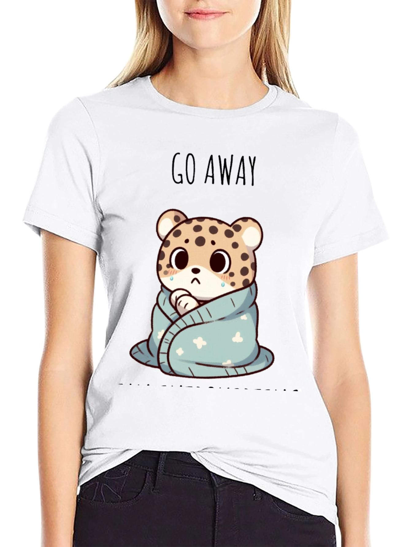 Go Away Kitty Tee