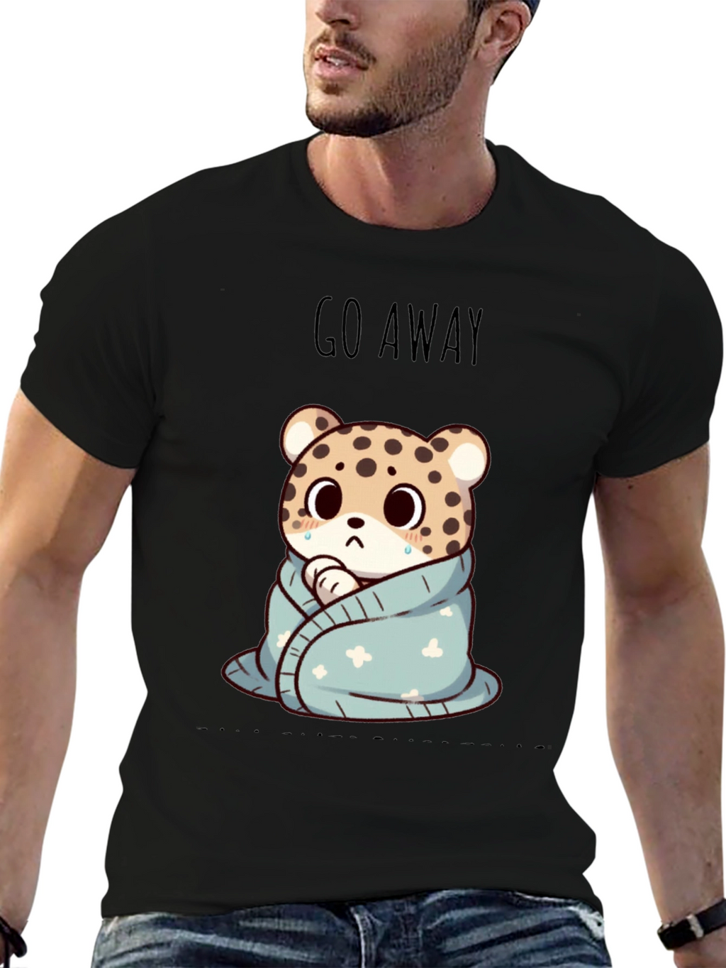 Go Away Kitty Tee
